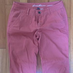 Eddie Bauer 2 Rust/Coral Khaki Pants